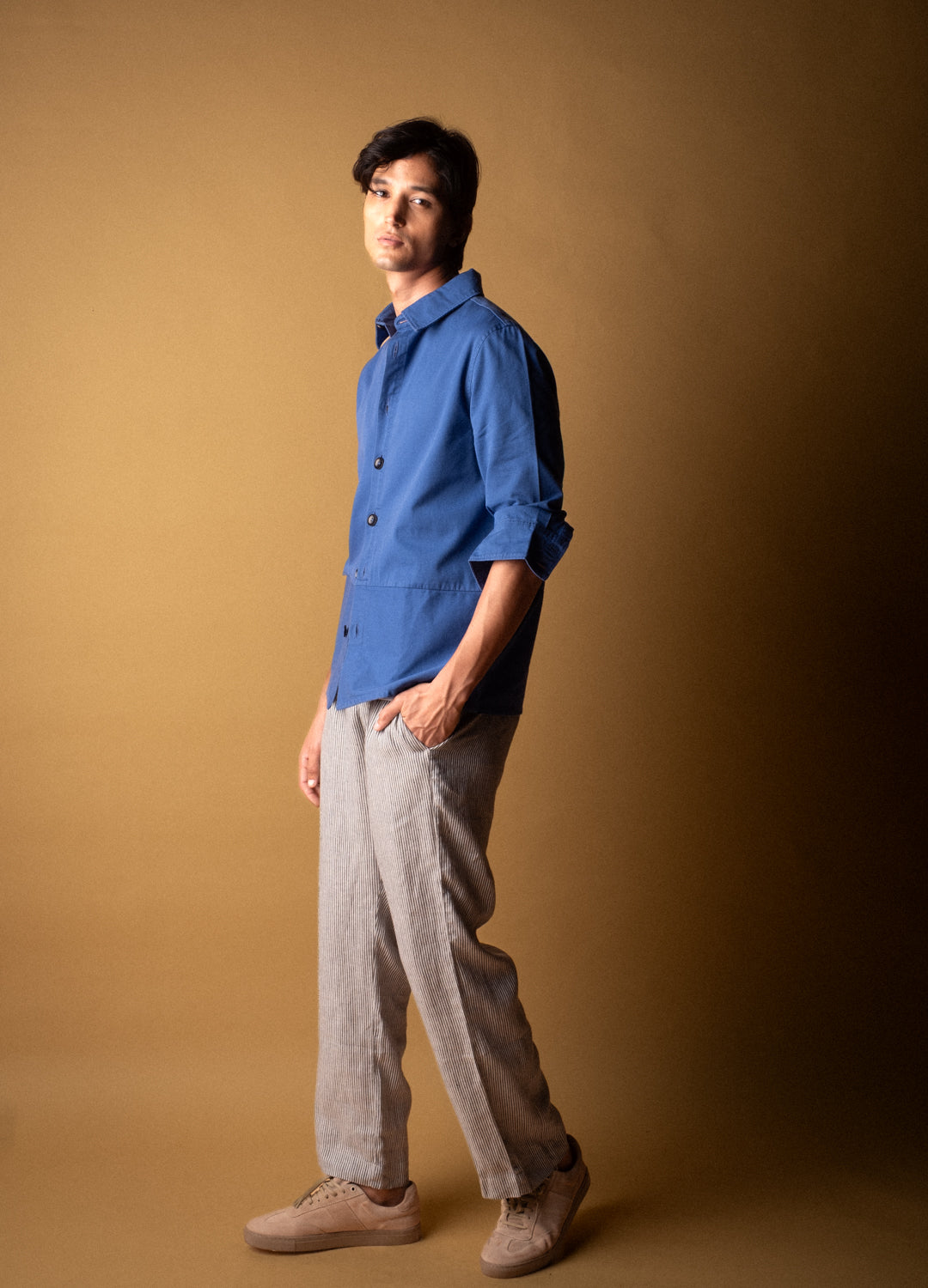 Ocean Pocket Woven Shacket