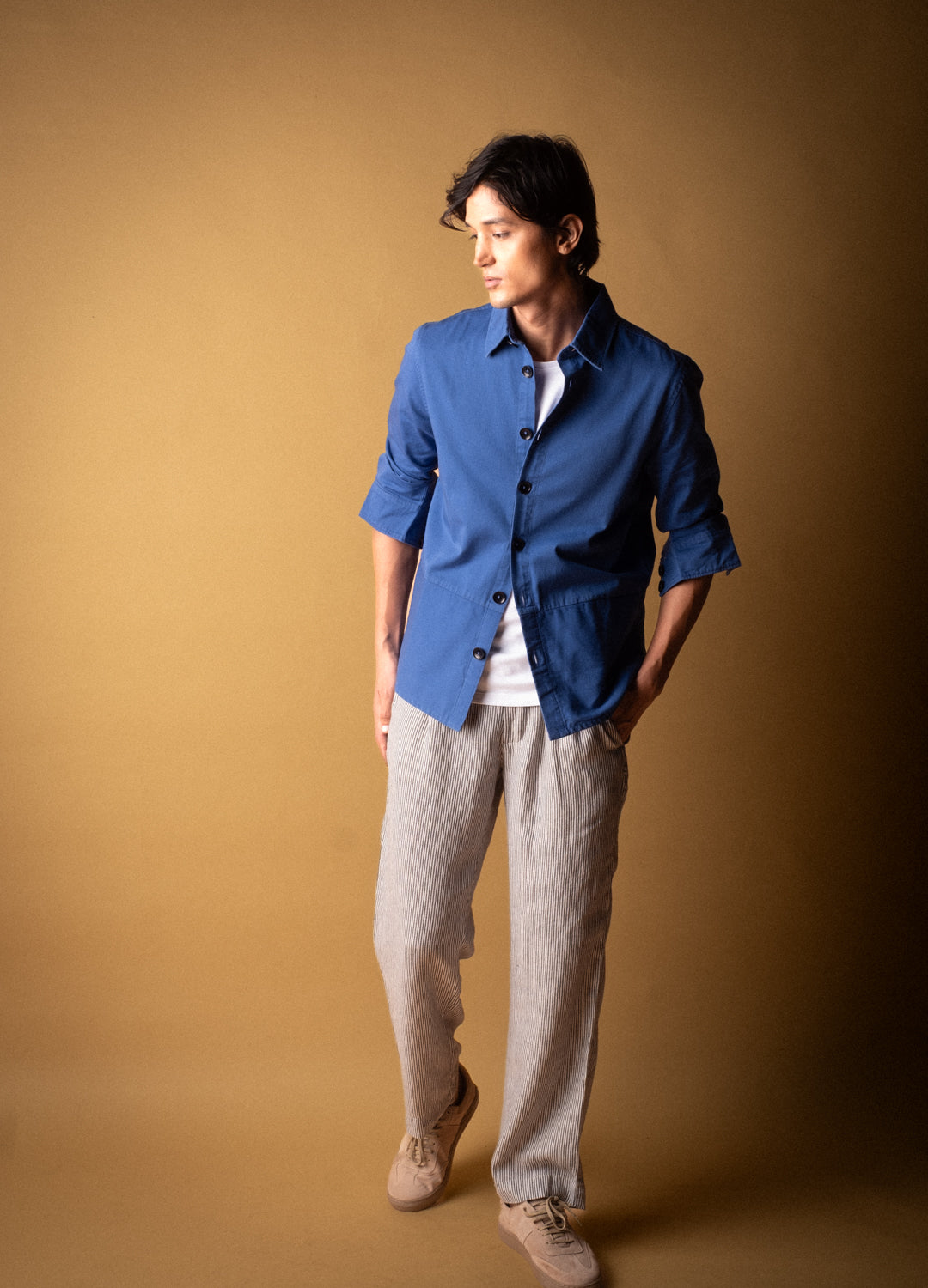 Ocean Pocket Woven Shacket