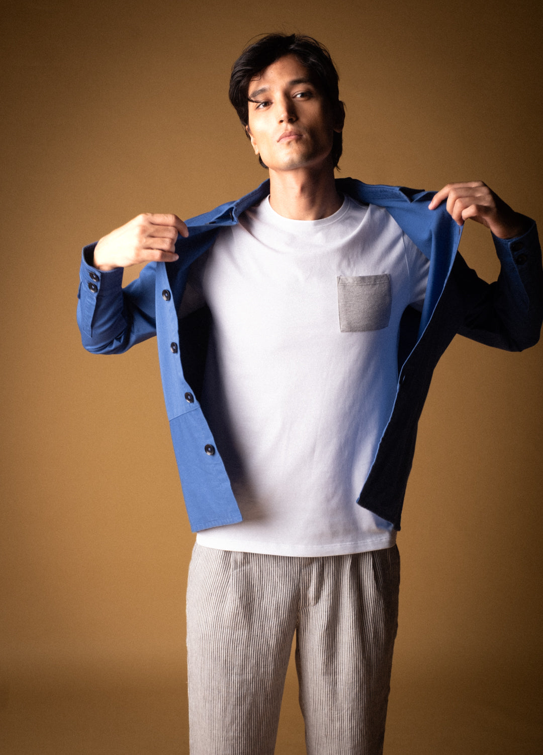 Ocean Pocket Woven Shacket