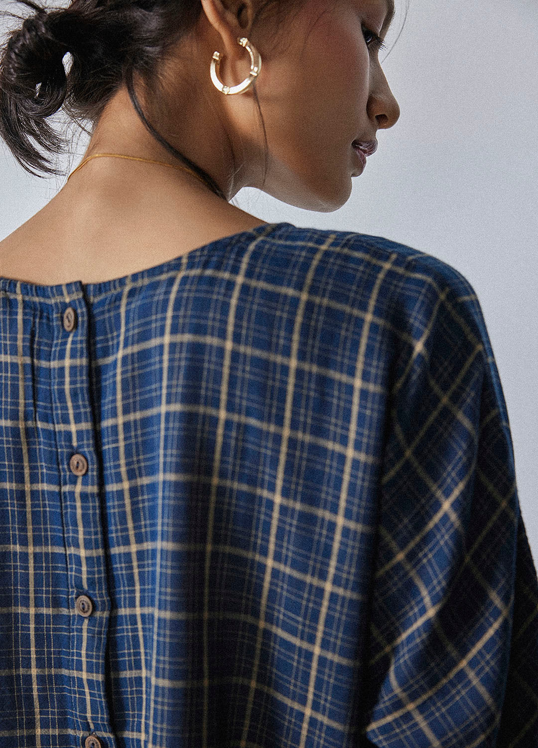 Plaid Breezy Top