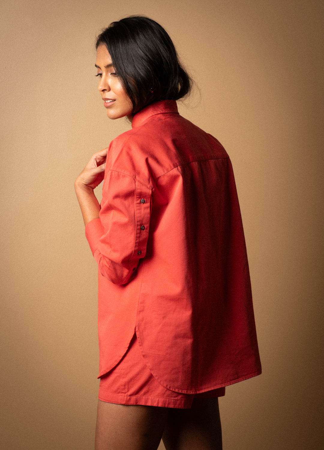 Poppy Cape Shirt