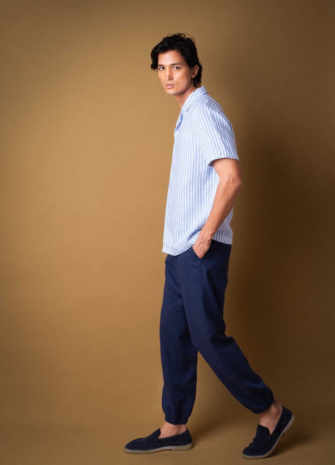 Raj Shirt in Sapphire