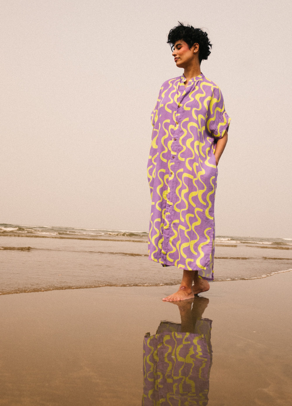 Ripple Shirt Kaftan
