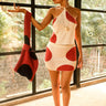 Rouge Red & White Polka Organic Cotton Bucket Knot Bag Online