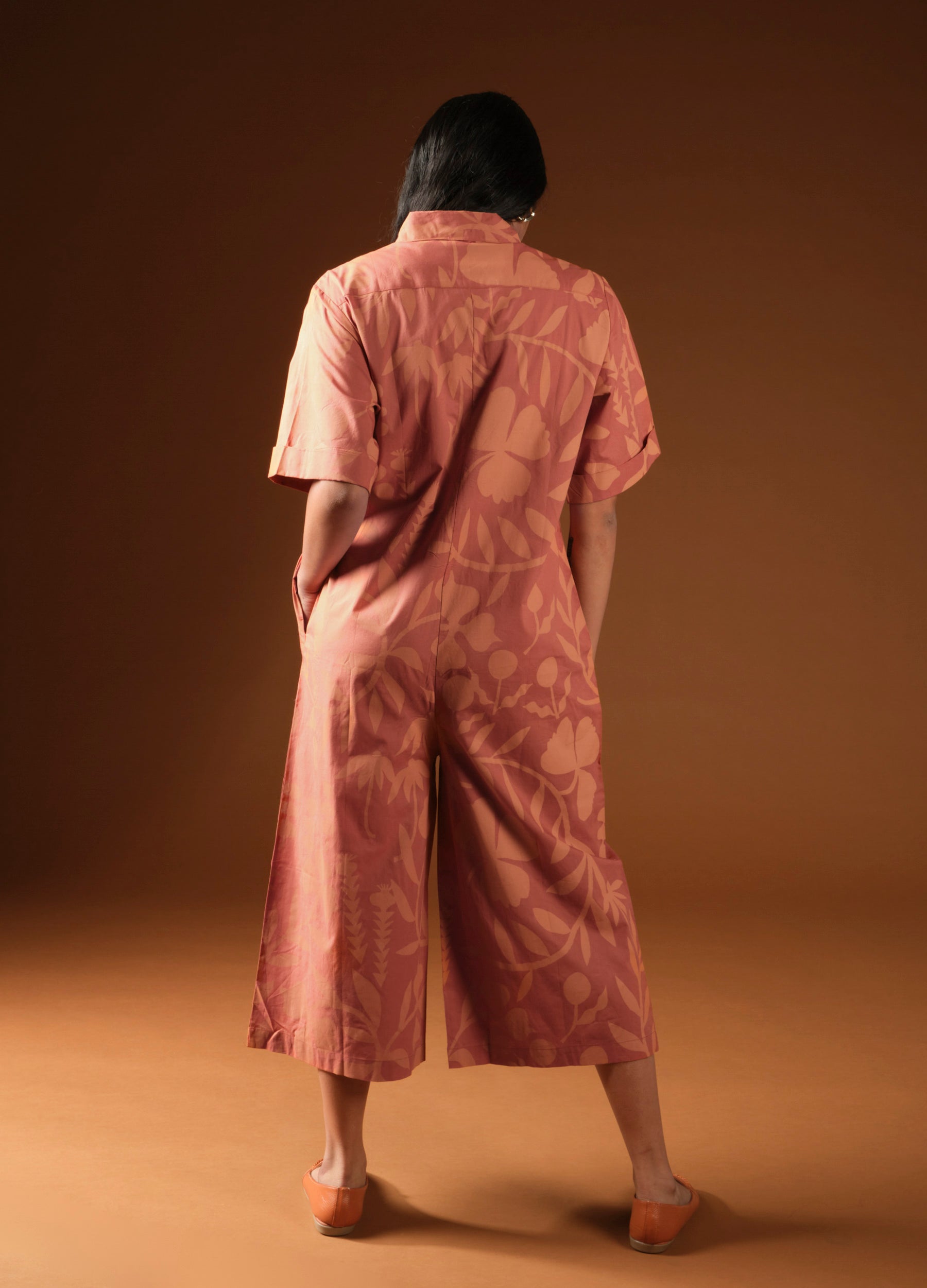 Russet Garden Midi Jumpsuit