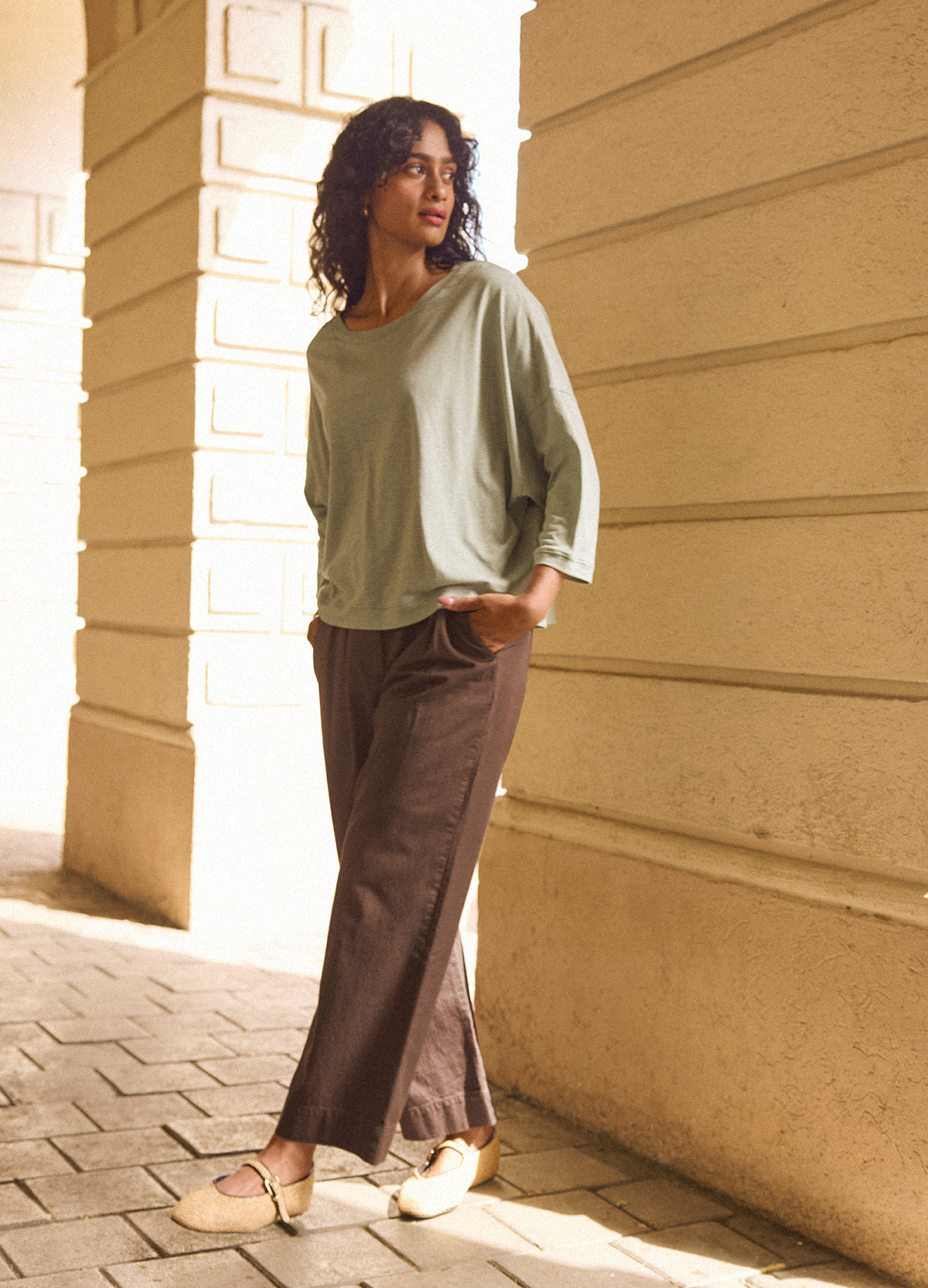 Sage Unisize Top