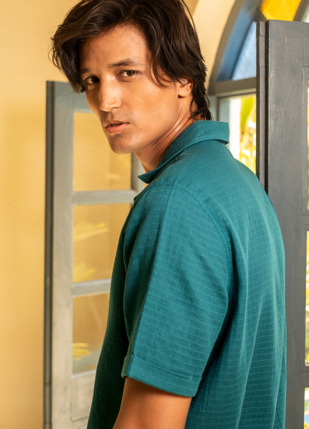 Sea Cuban Muslin Shirt