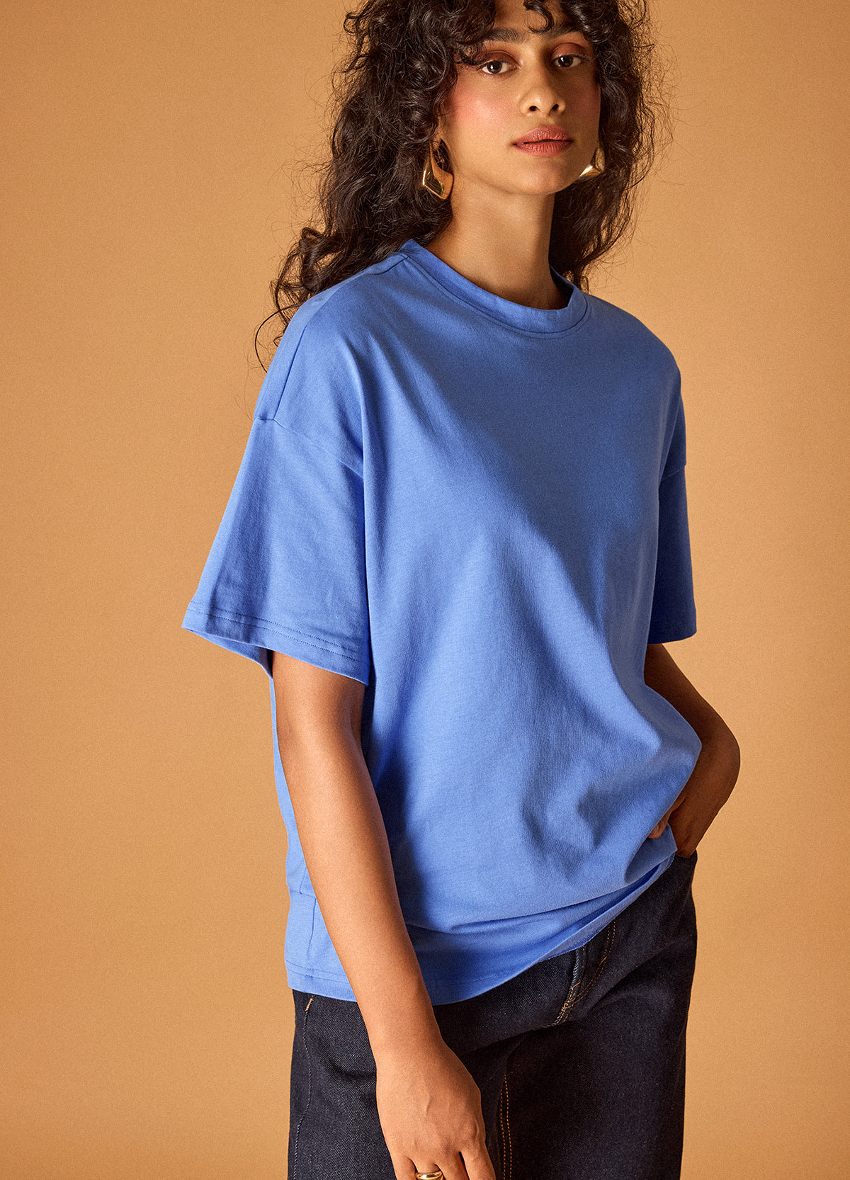 Sea Drop-Shoulder Tee