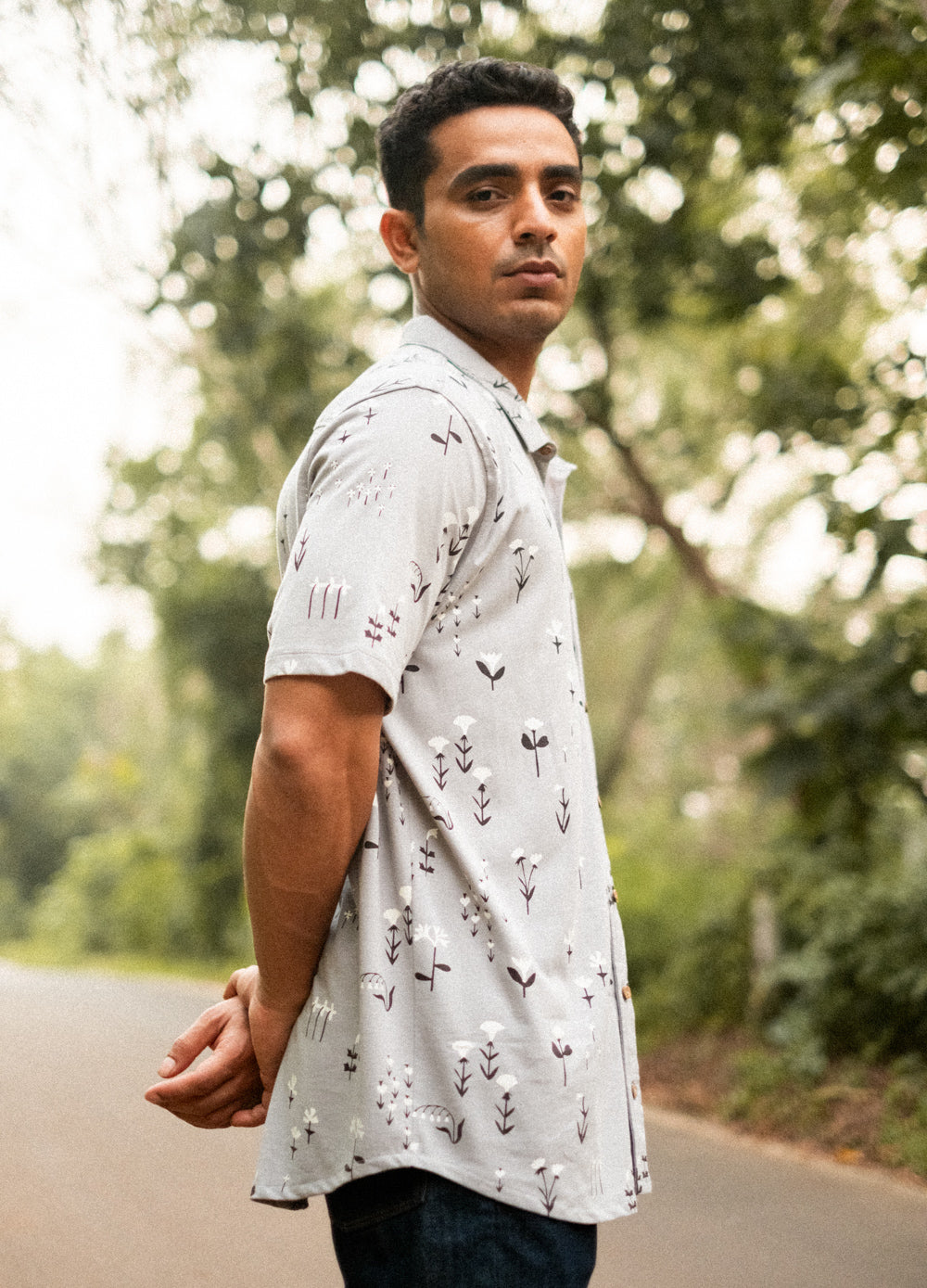 Sea Flora Half-Sleeve Shirt