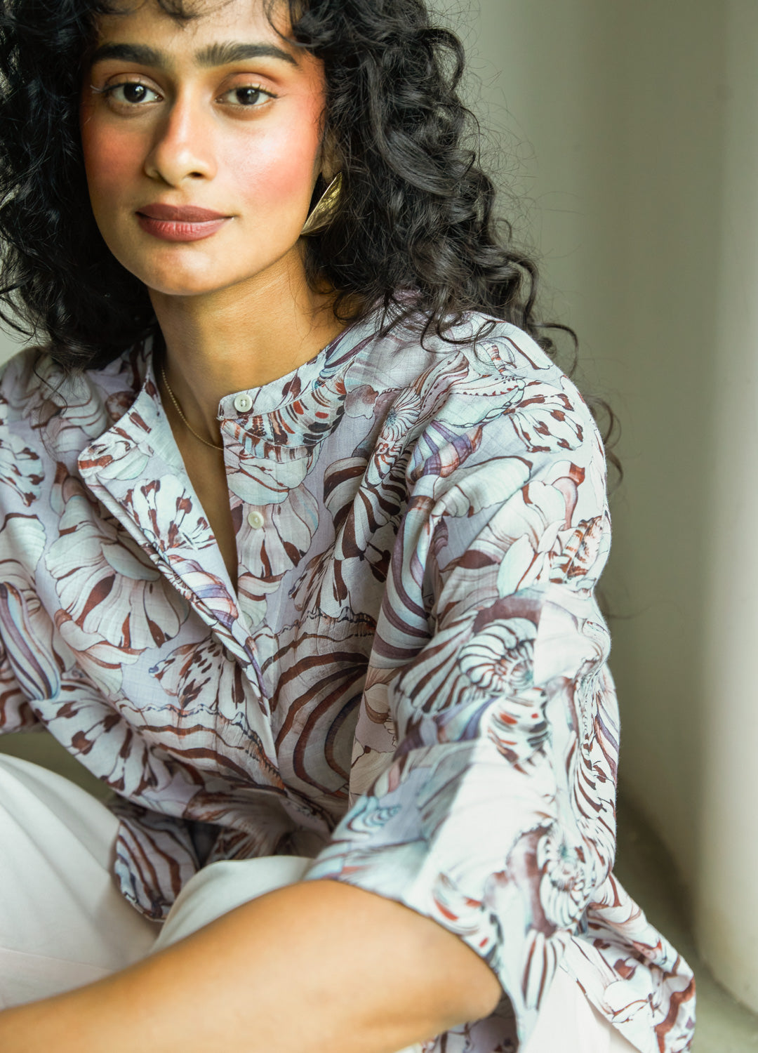 Seashell Kimono Shirt