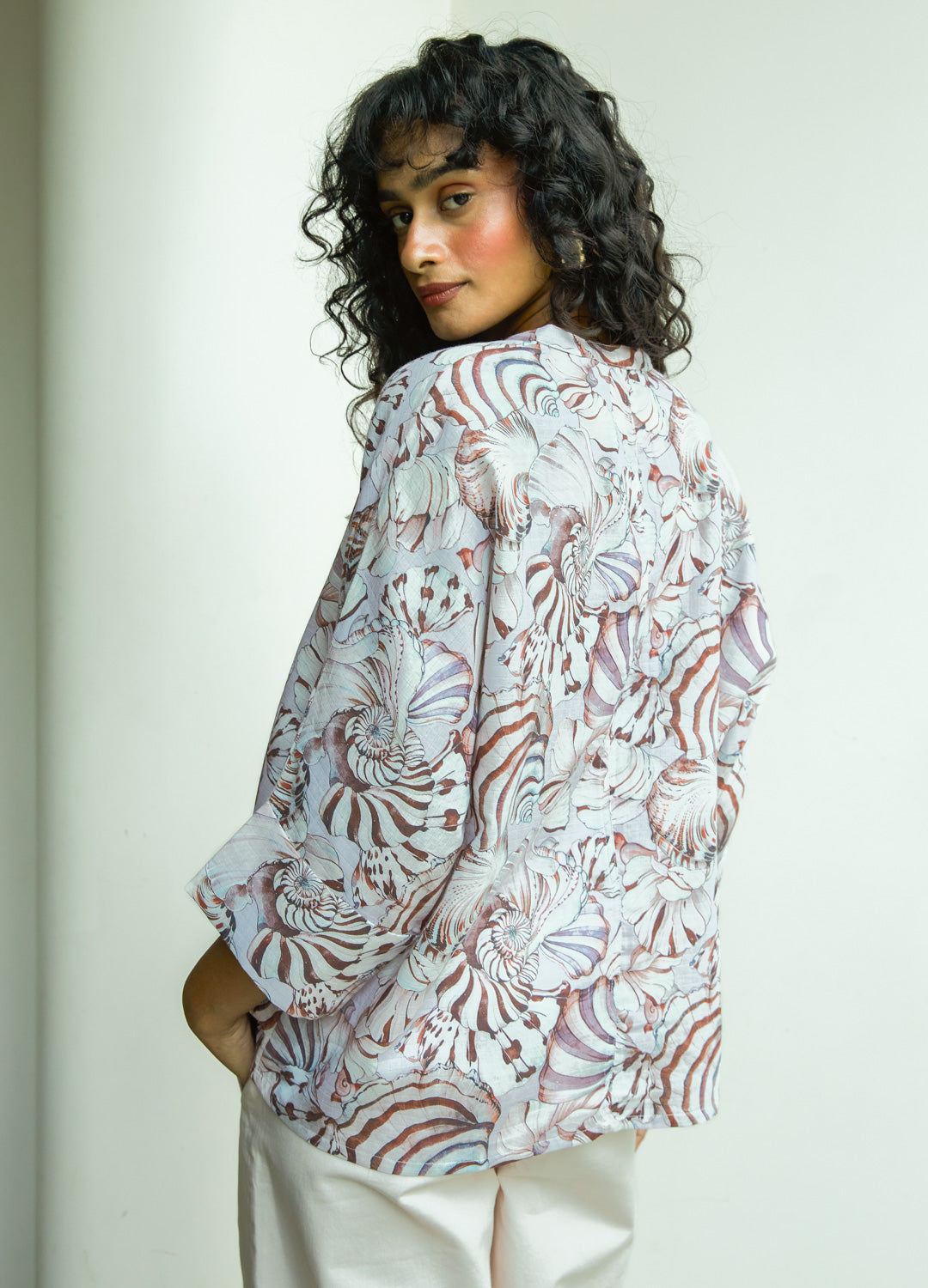 Seashell Kimono Shirt