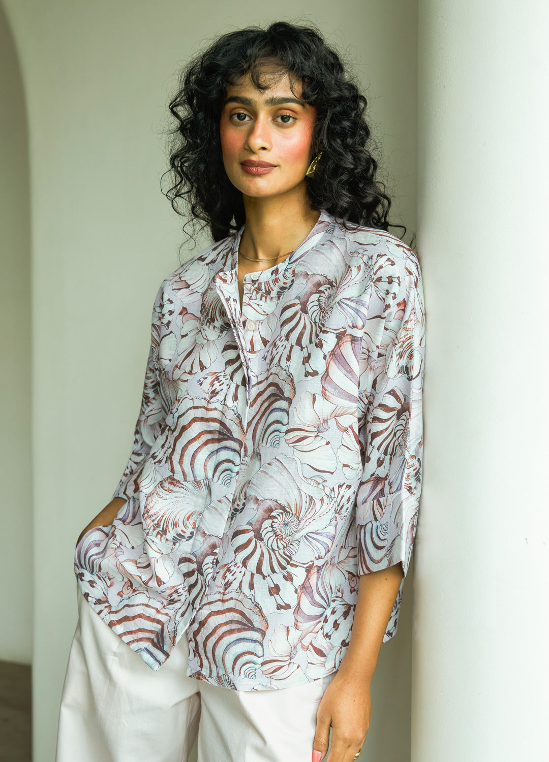 Seashell Kimono Shirt