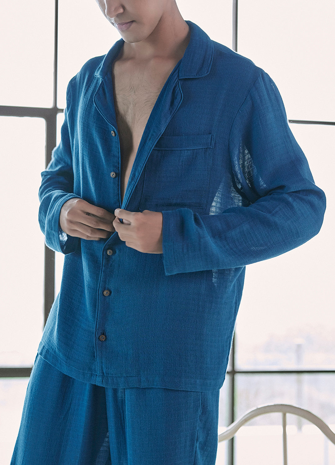 Starlit Muslin Night Shirt