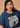 Tigris Blue Tiger Print Organic Cotton Round Neck Oversized T Shirt For Women Online