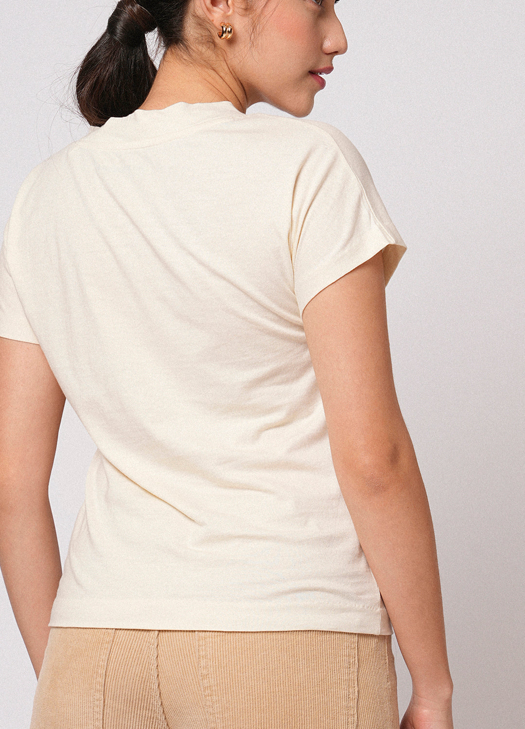 Vanilla V-Neck Tee