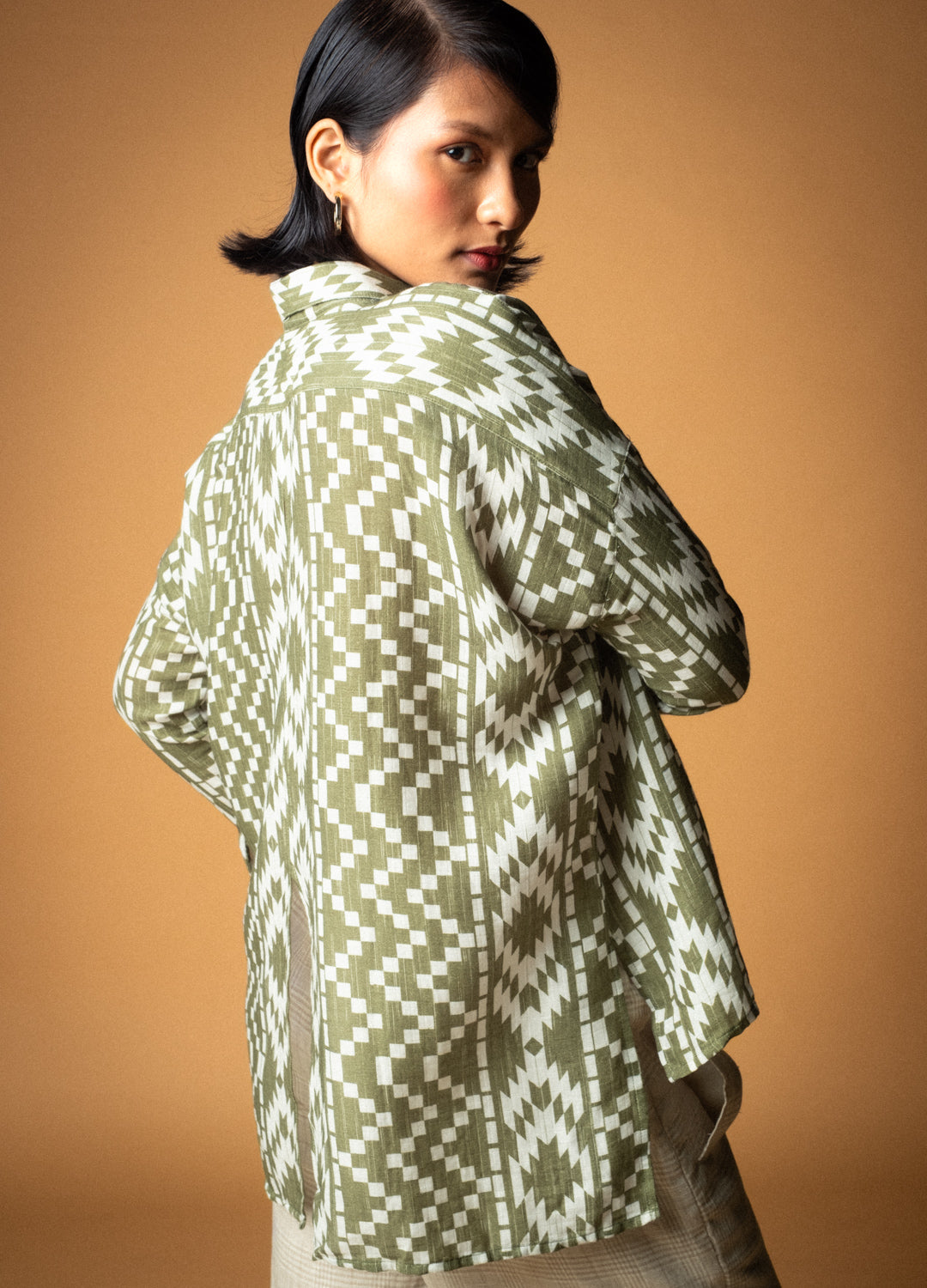 Vera Back-Detail Muslin Shirt For Women Online