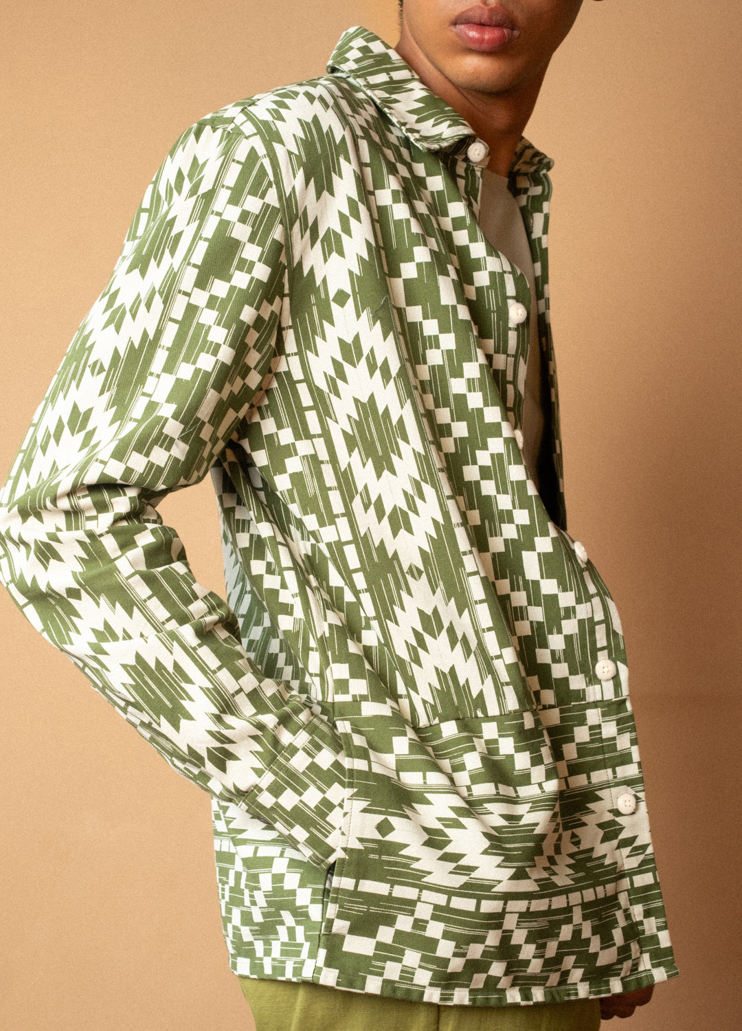 Vera Pocket Woven Shacket