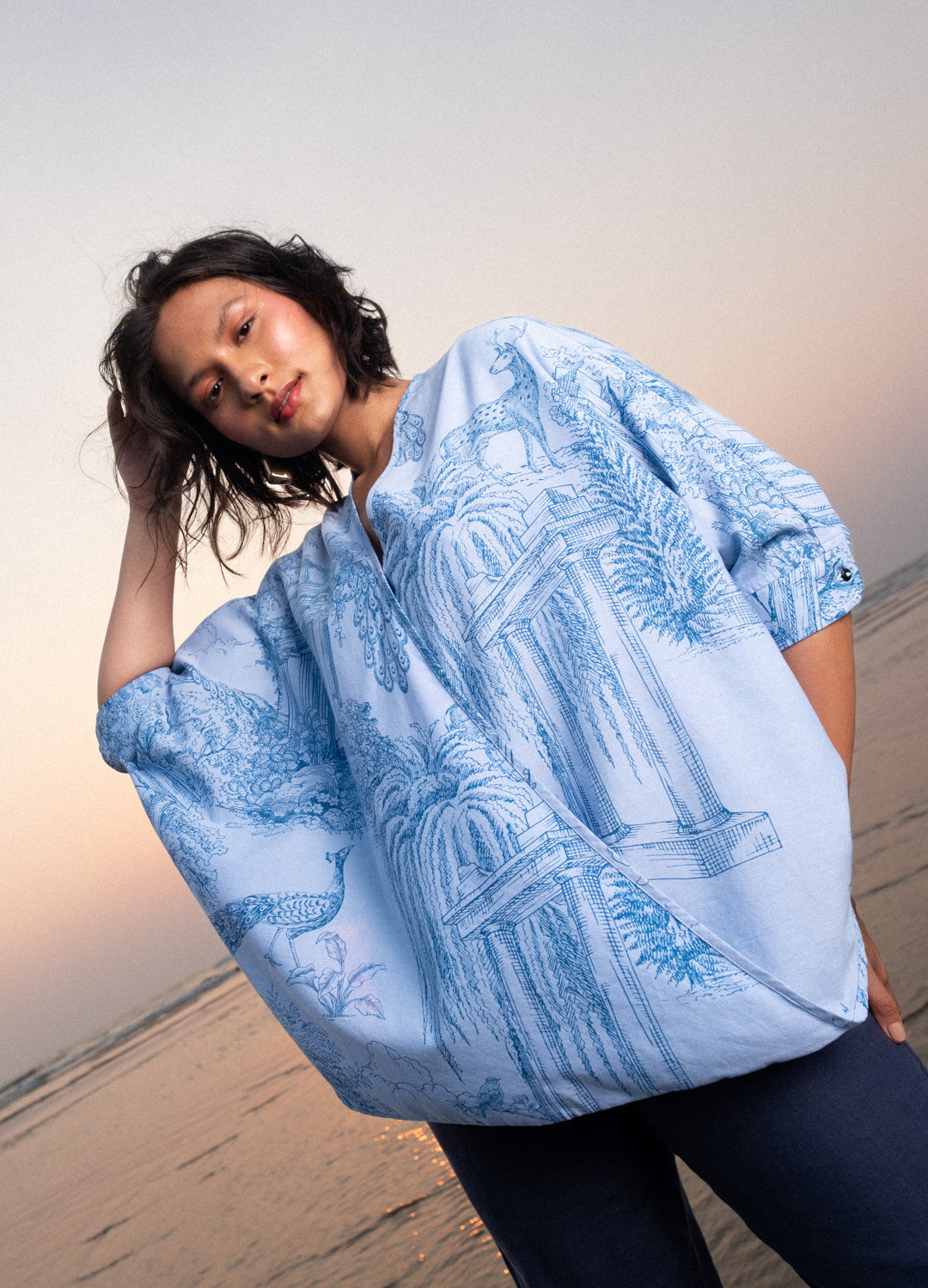 Verandah Wrap Blouse