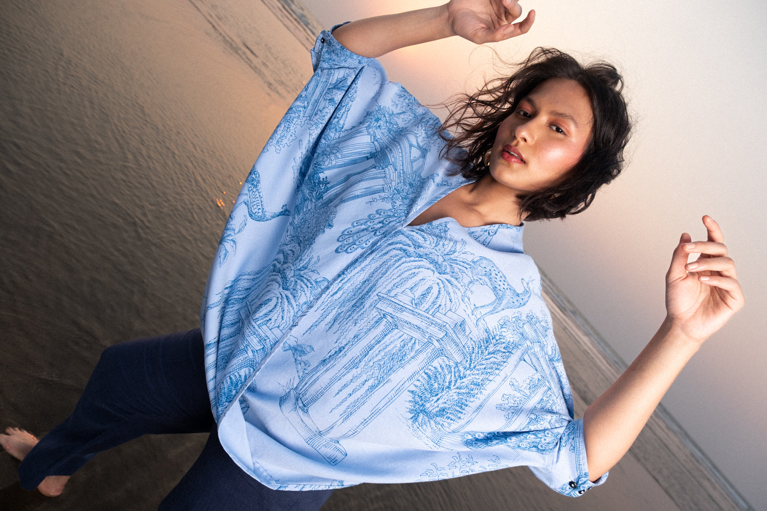 Verandah Wrap Blouse