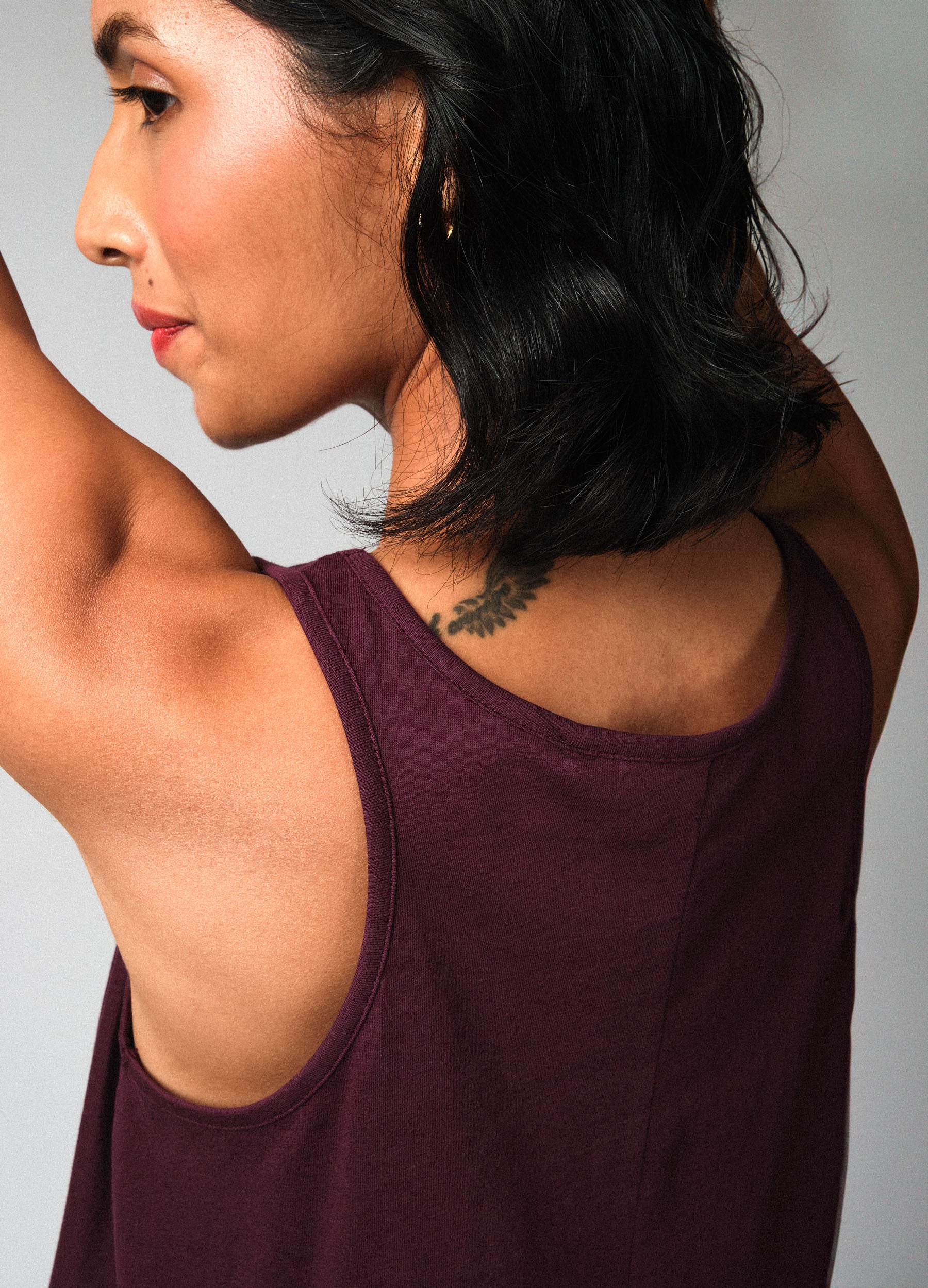 Vin Pink Flared Tank