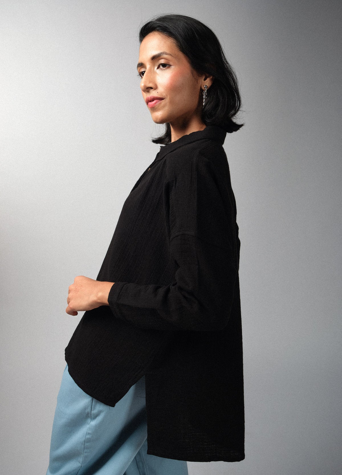 Black Relaxed Shirt