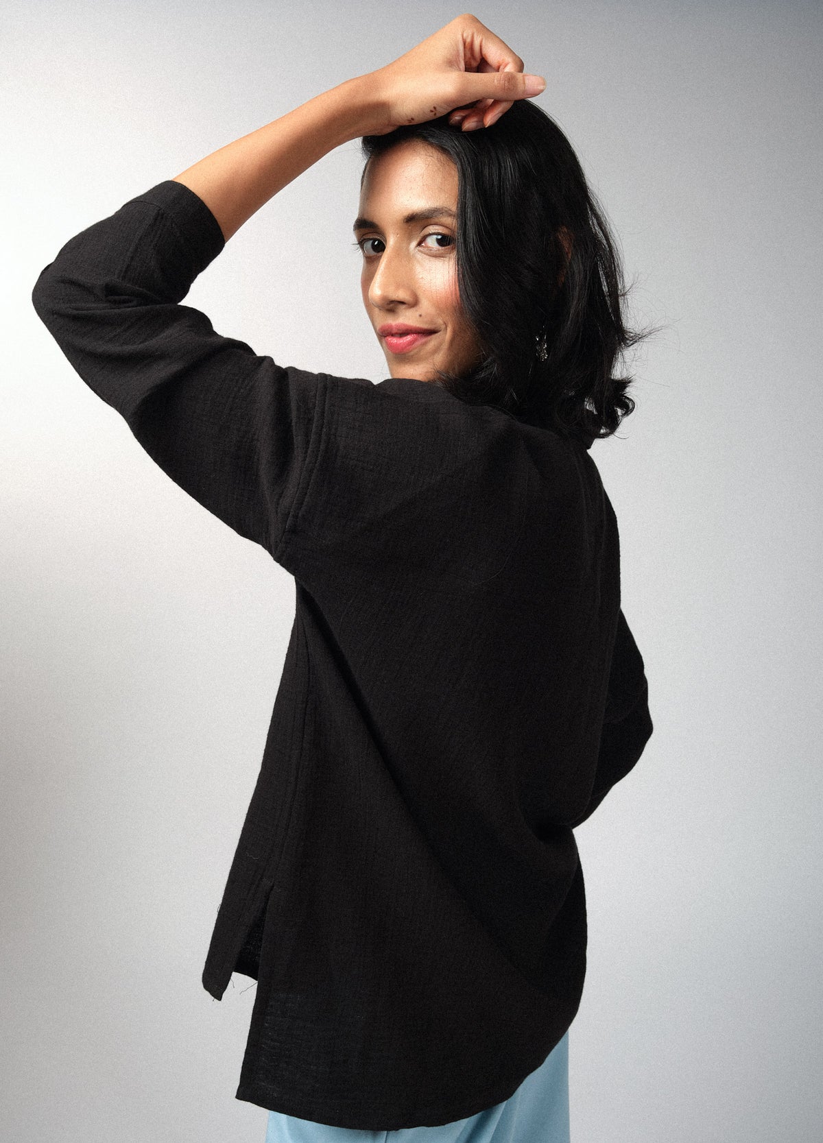 Black Relaxed Shirt
