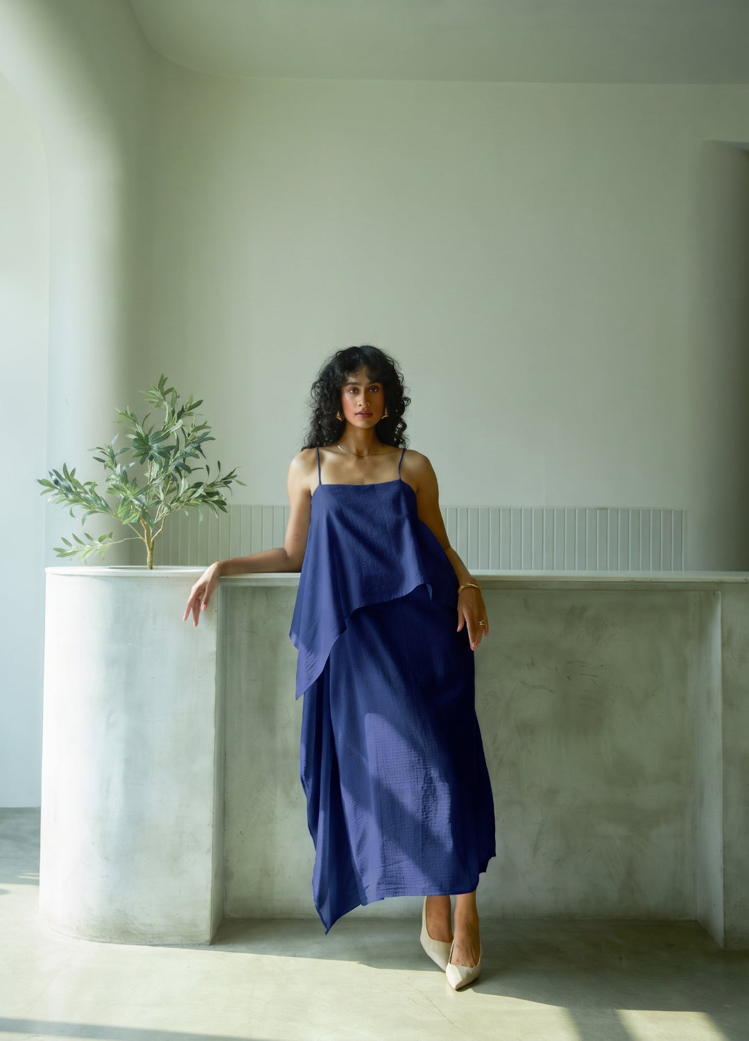 Midnight Scarf Dress