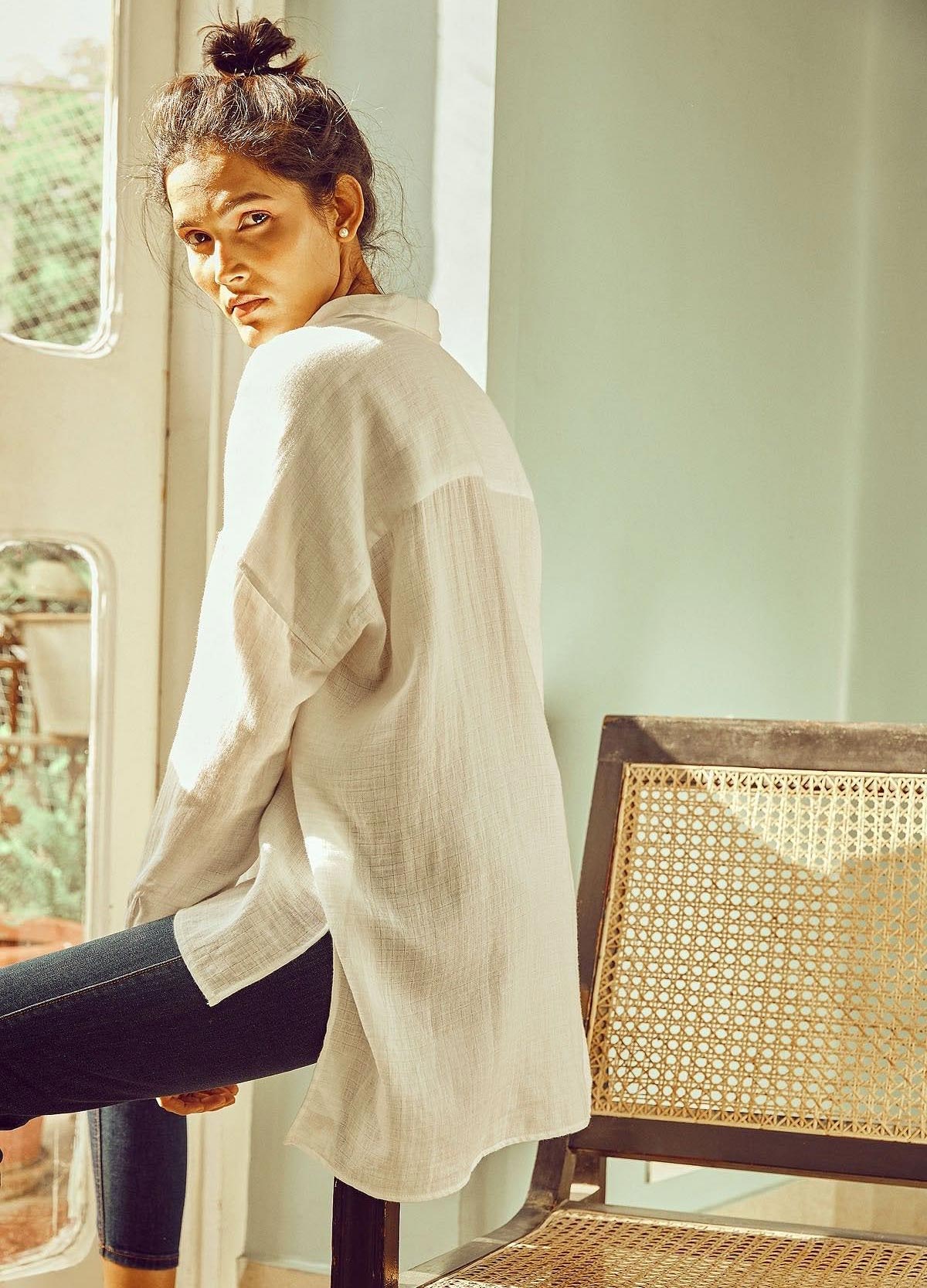 Coconut Milk Relaxed Shirt