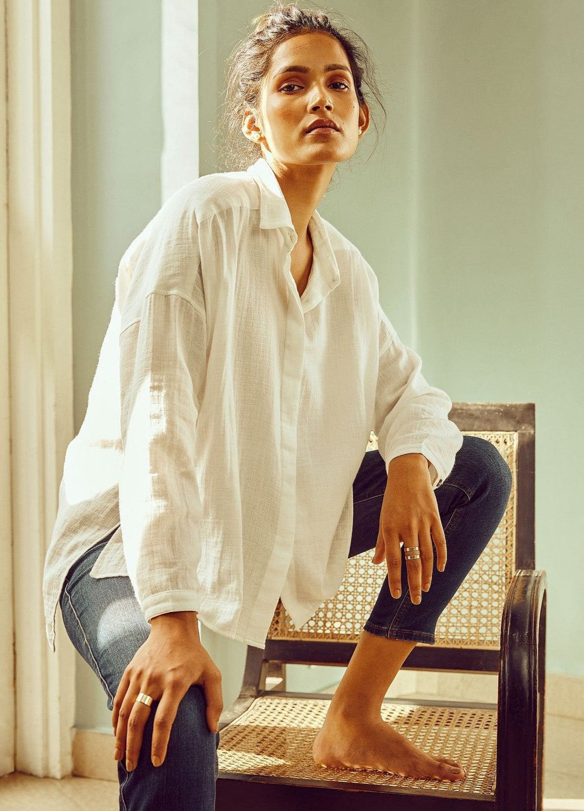 Coconut Milk Relaxed Shirt