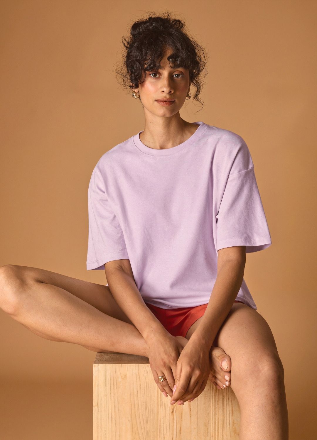 Lilac Cropped Tee