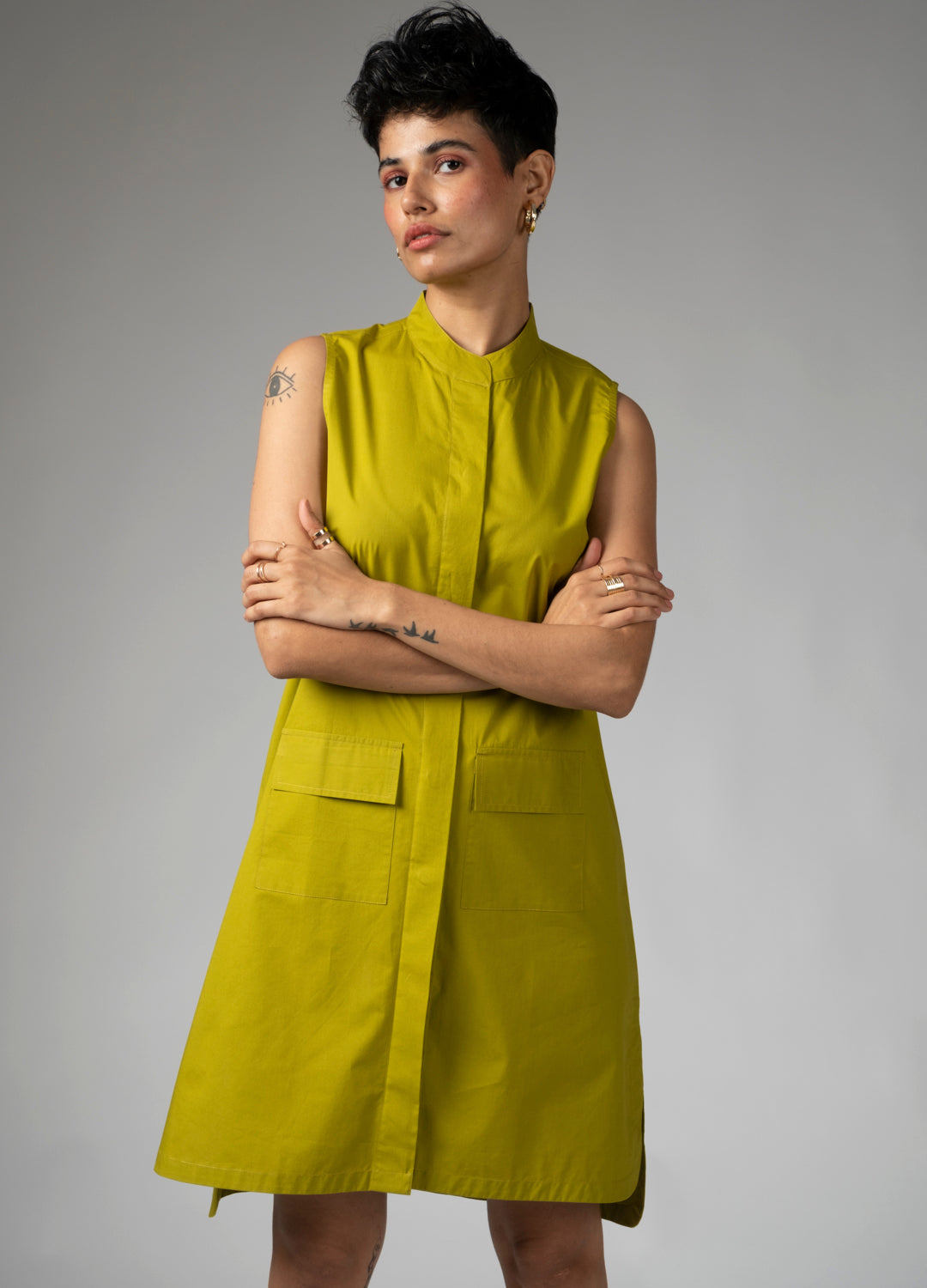Avocado Utility Dress