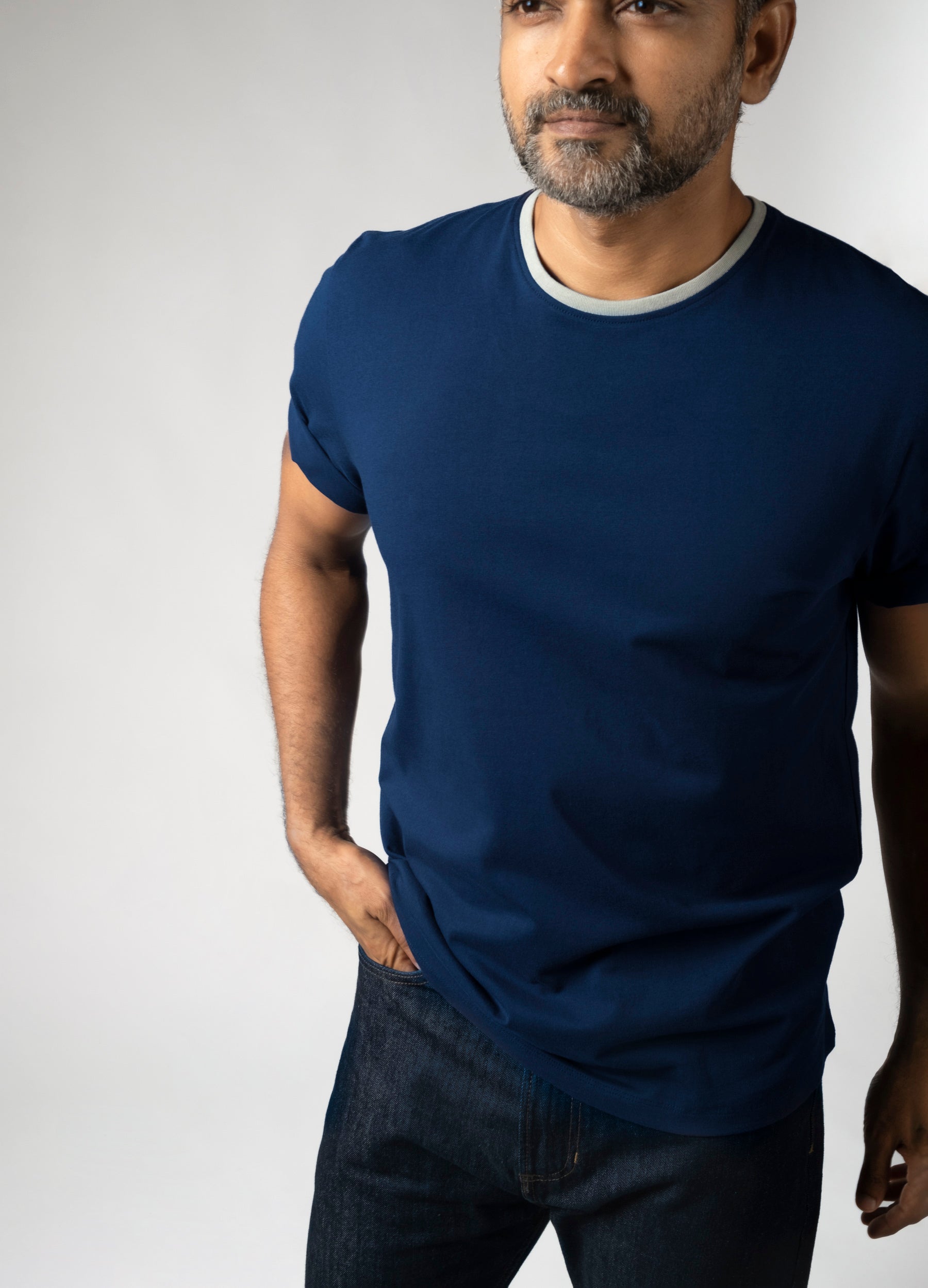 French Navy Classic Tee