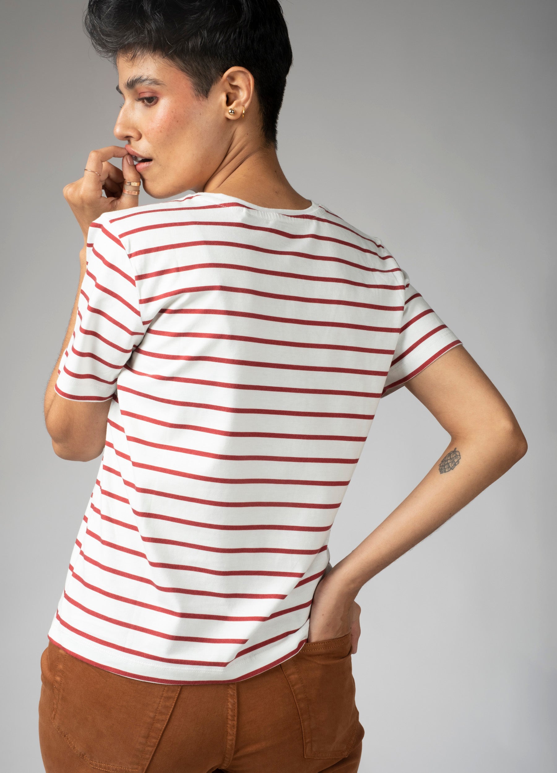 Ruby Stripe Tee