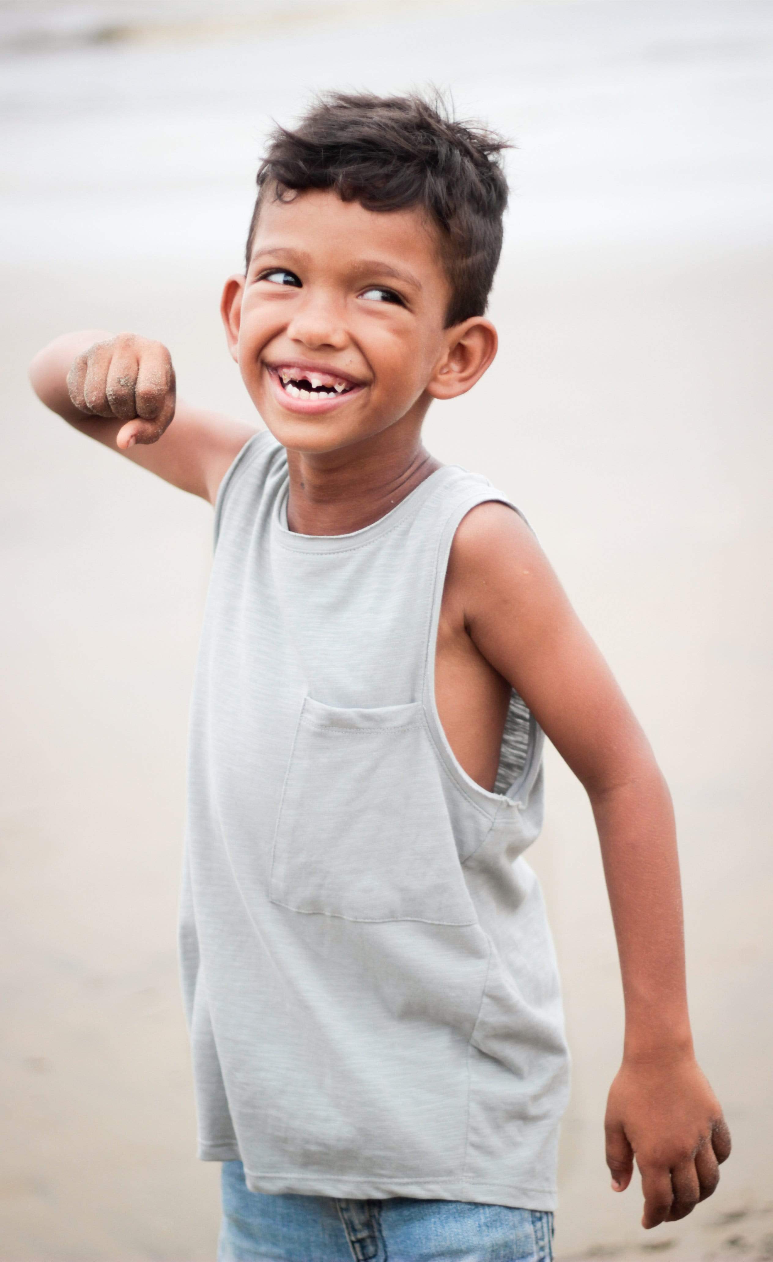 Ari Baggy Pocket Tank-No Nasties - Organic Cotton Clothing