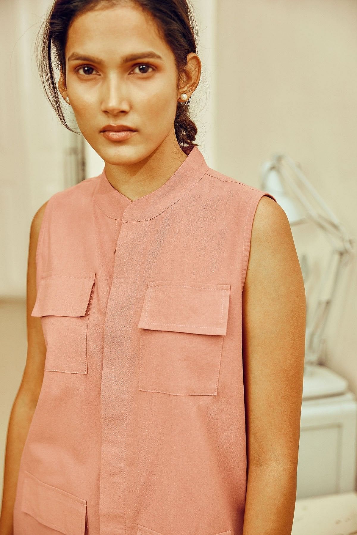 Ash Rose Organic Cotton Sustainable Dress For Women