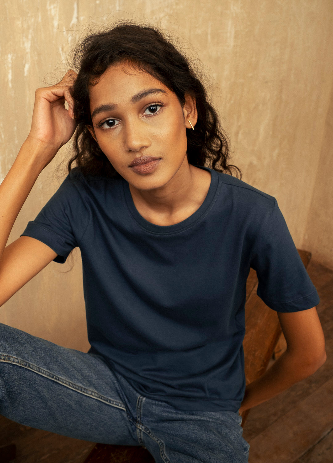 Atlantic Blue Organic Cotton T Shirt For Women Online