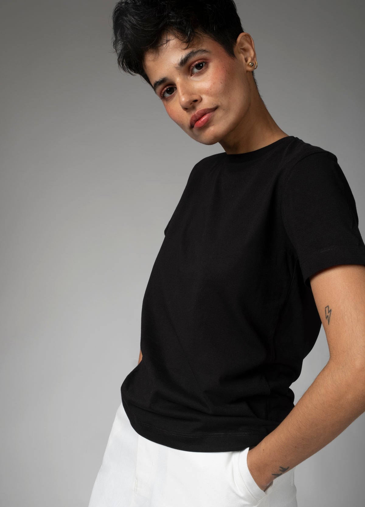 Black Basic Tee