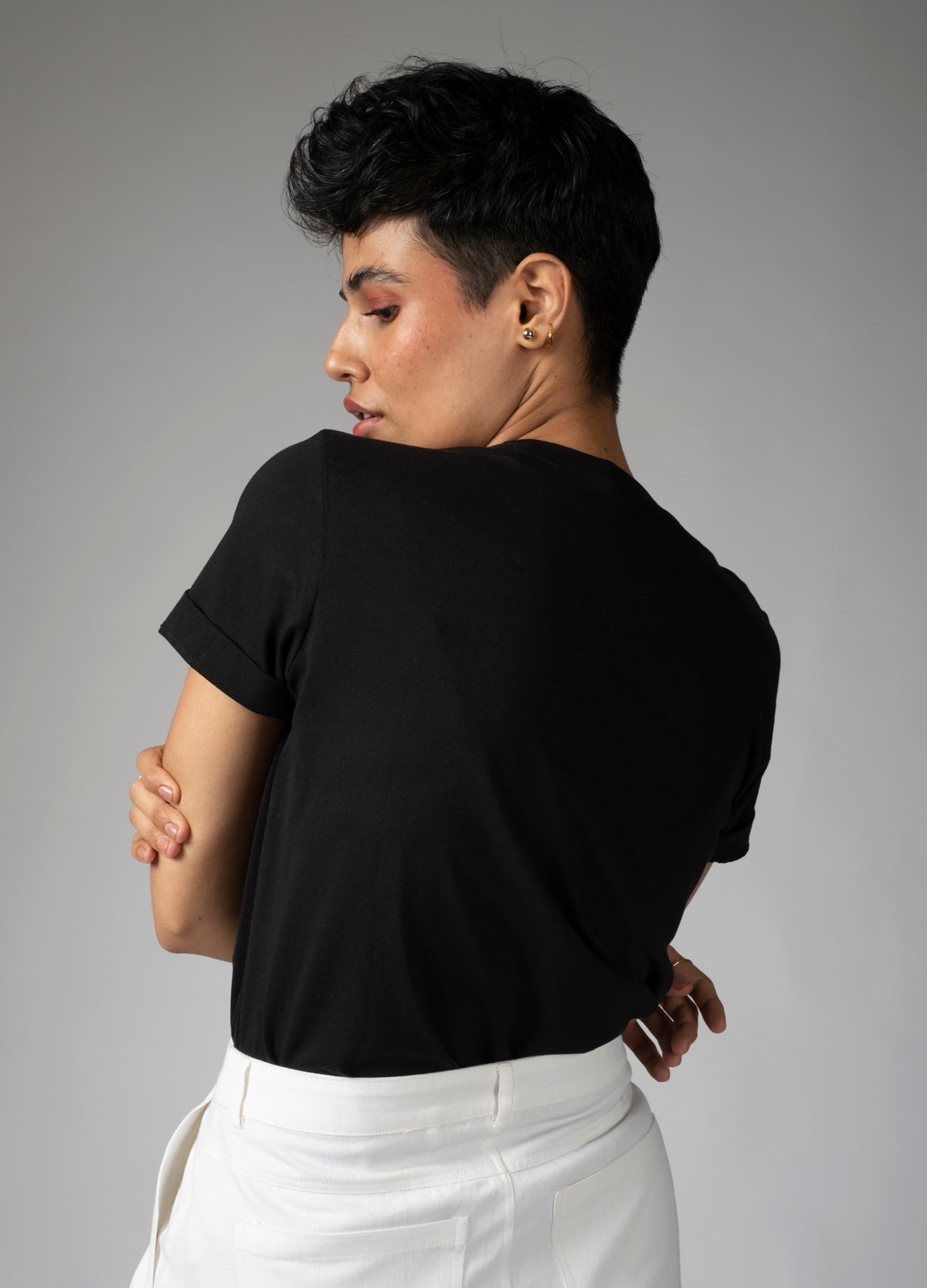 Black Basic Tee