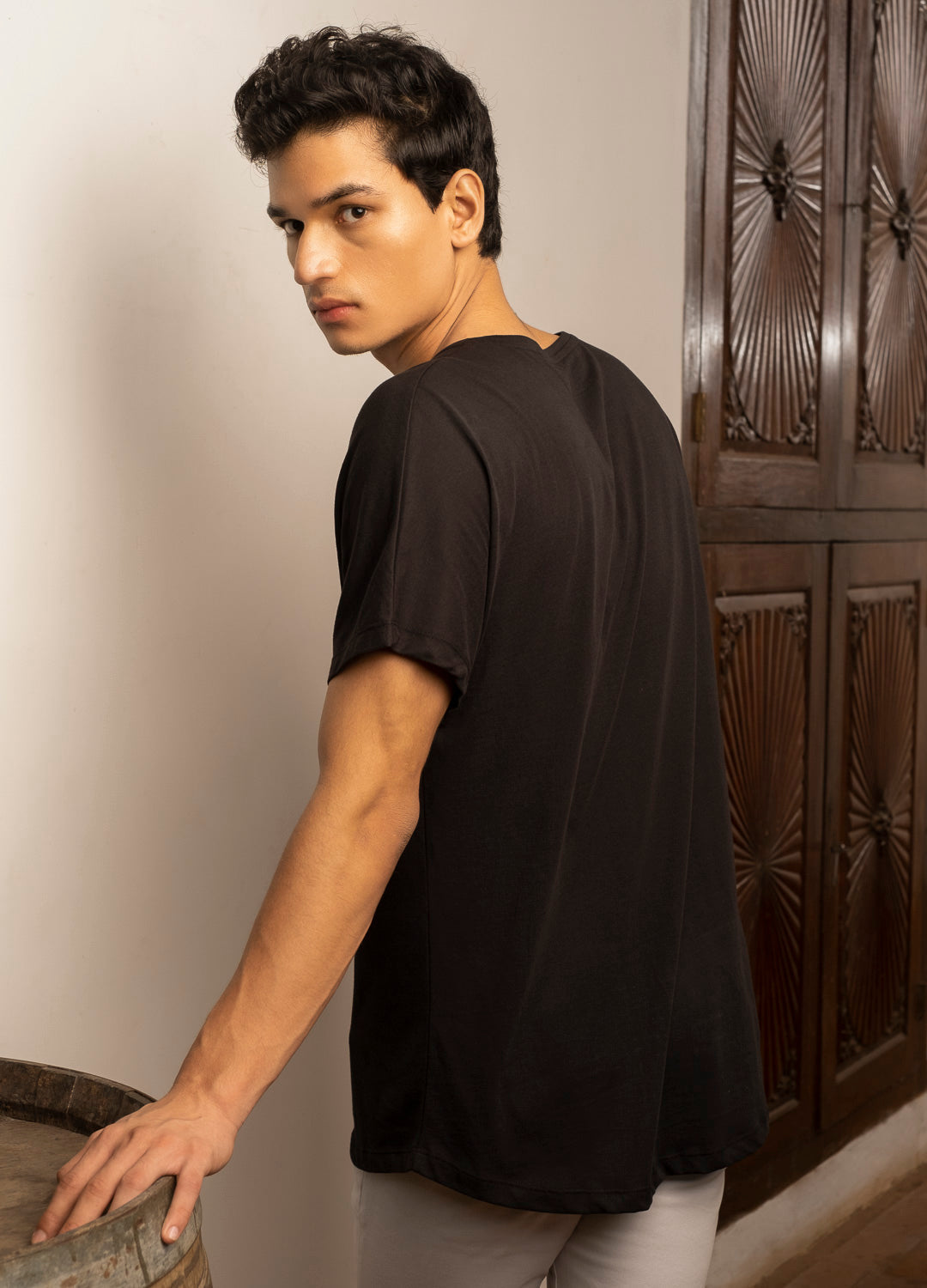 Black Chiller Tee-No Nasties - Organic Cotton Clothing