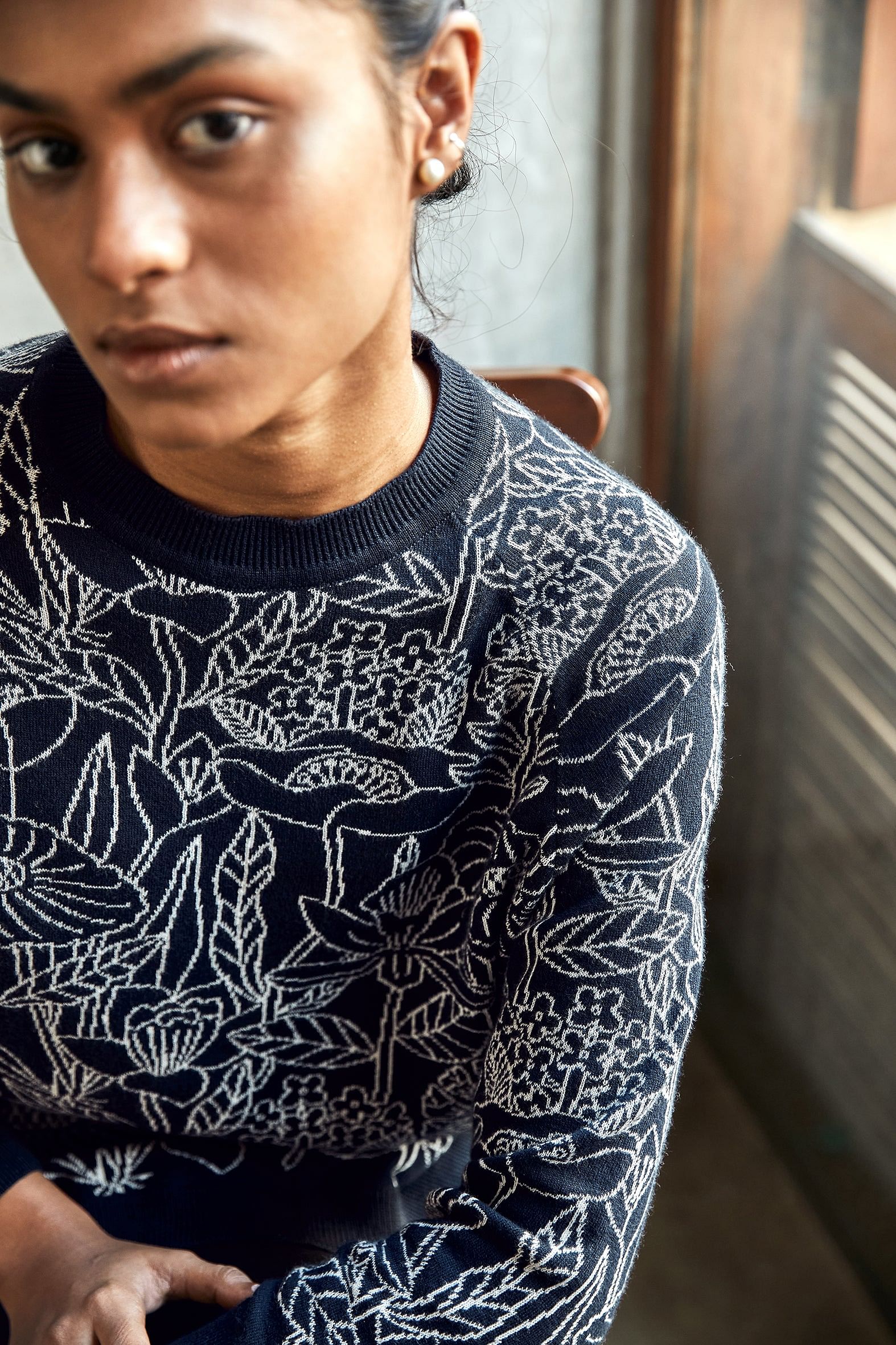 Eclipse Botanical Sweater-No Nasties - Organic Cotton Clothing