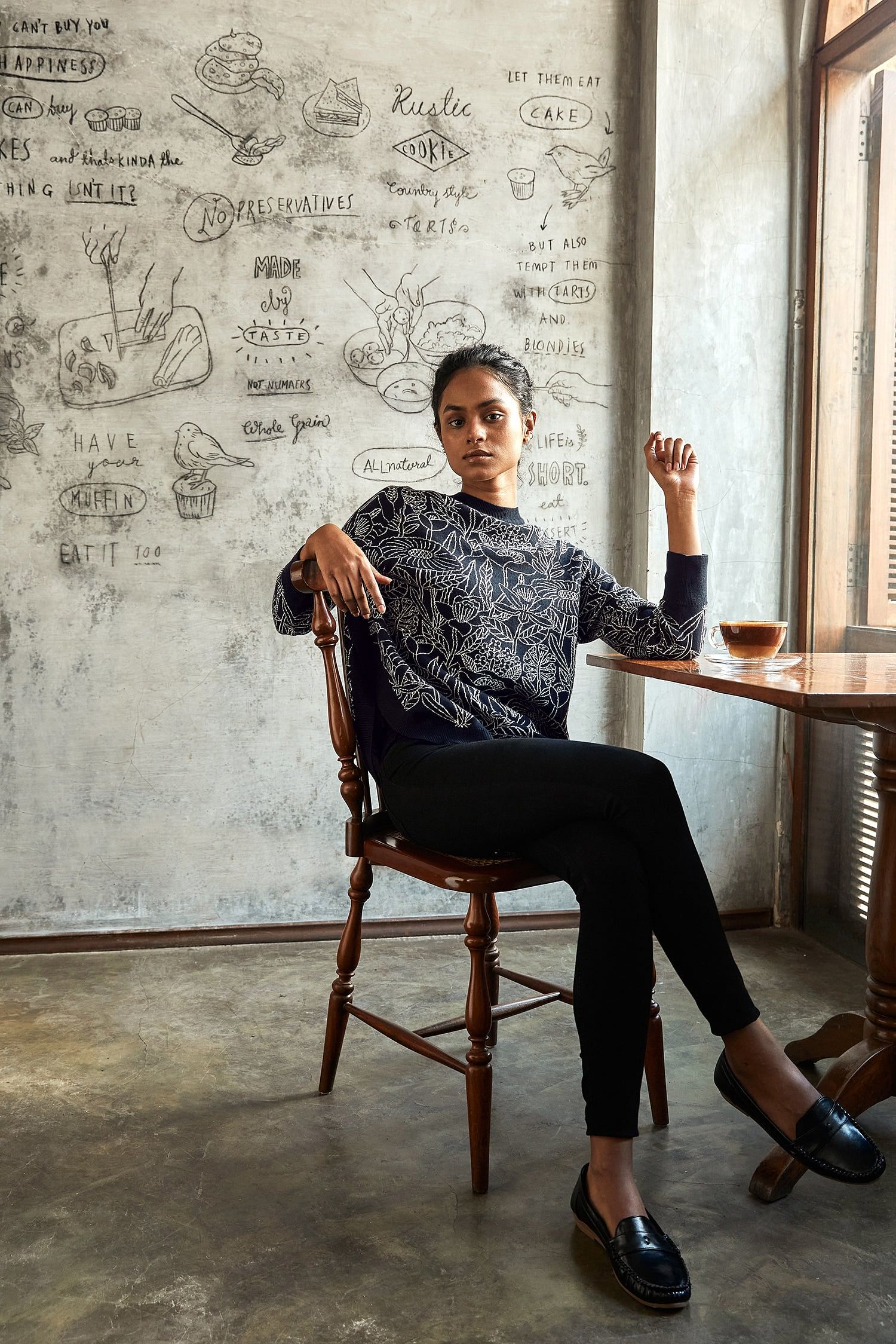 Eclipse Botanical Sweater-No Nasties - Organic Cotton Clothing