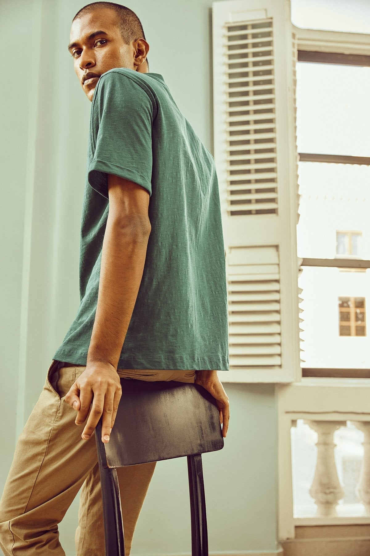 Forest Cuban Shirt-No Nasties - Organic Cotton Clothing