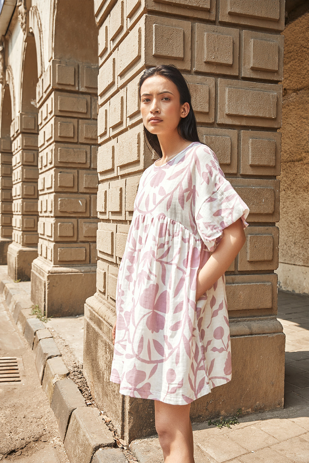 Garden Organic Cotton Summer Scoop Dress For Women