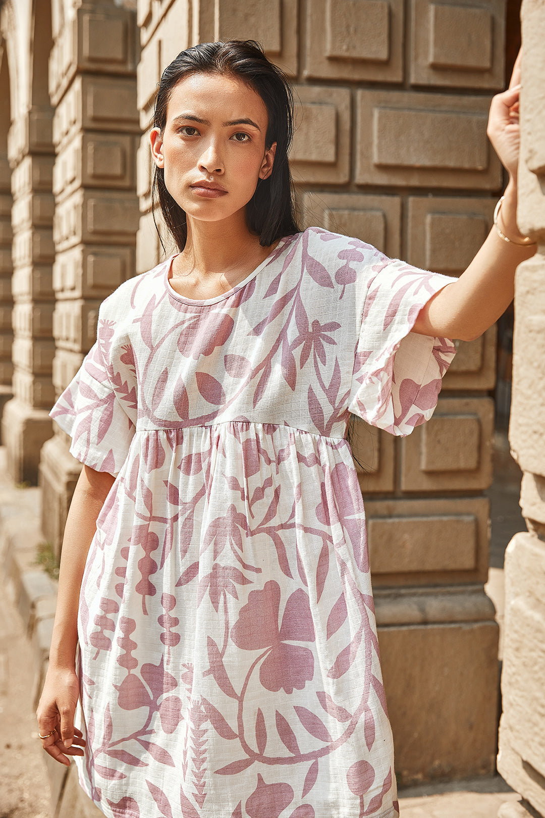 Garden Organic Cotton Summer Scoop Dress For Women