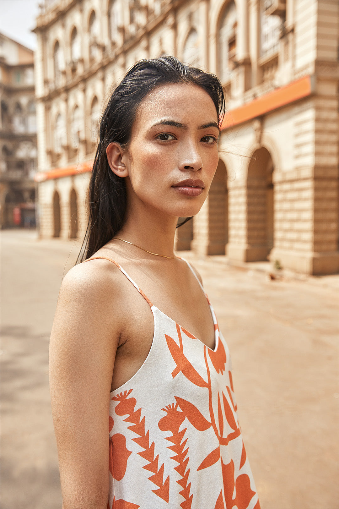 Garden Tiered Dress-No Nasties - Organic Cotton Clothing