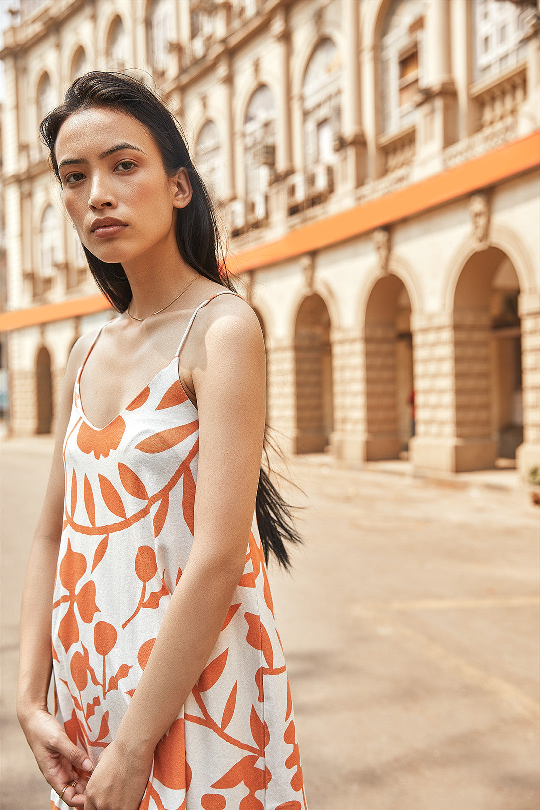 Garden Tiered Dress-No Nasties - Organic Cotton Clothing