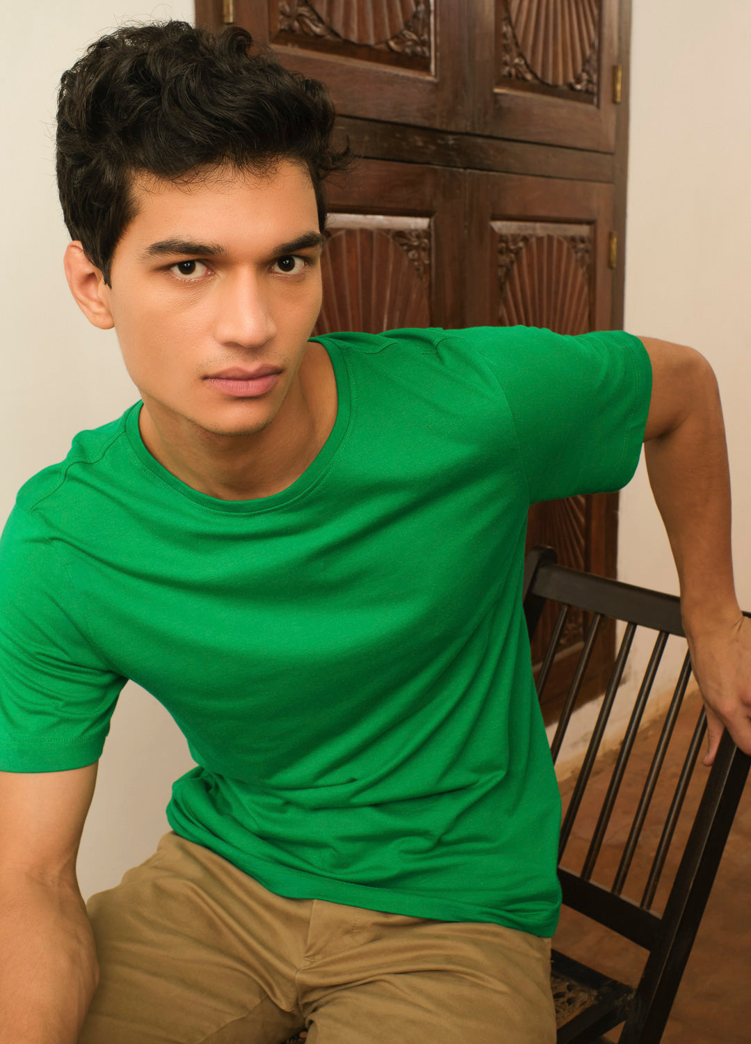 Gecko Green Sustainable Cotton Classic Tees For Men Online