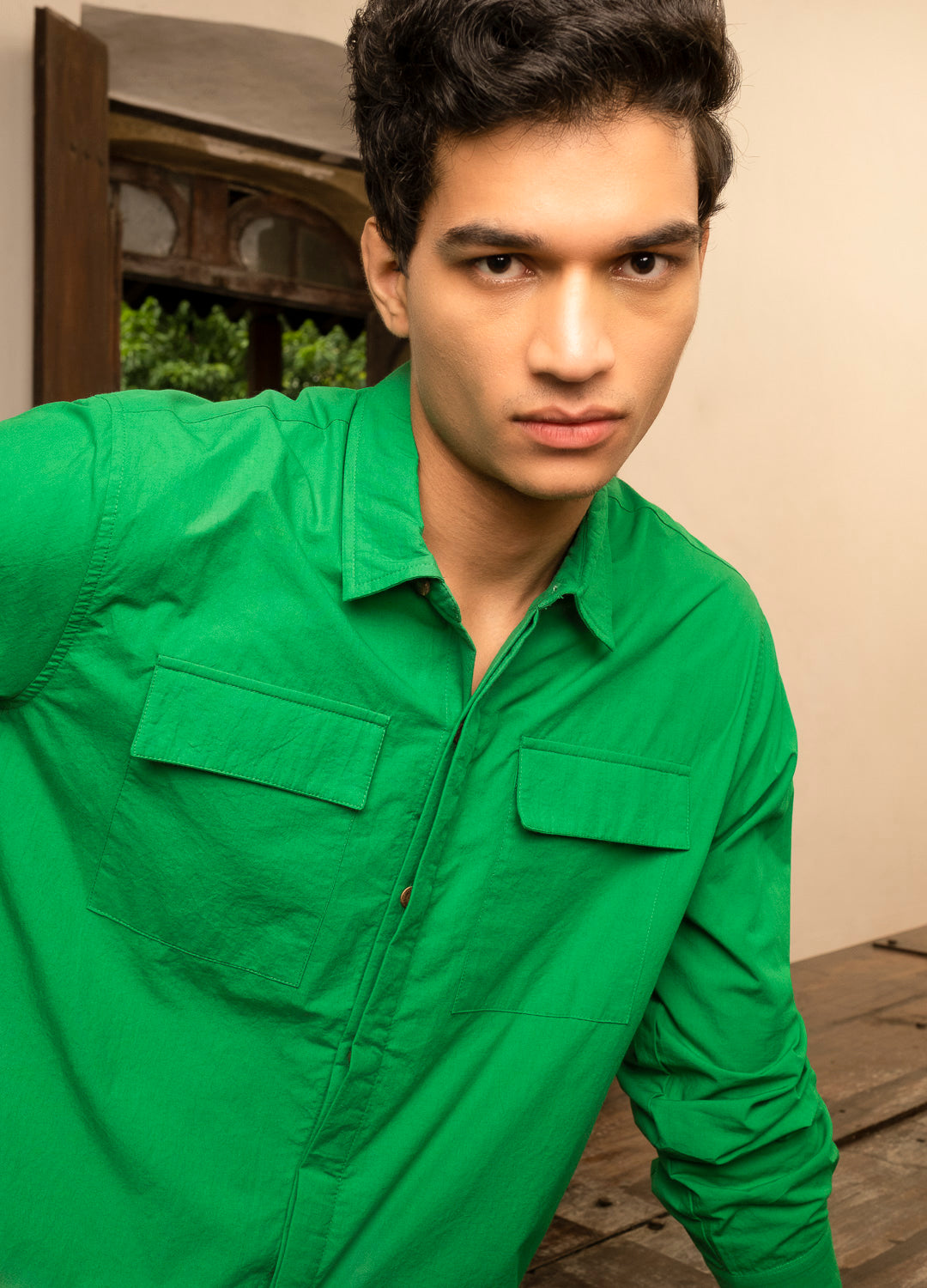 Gecko Flap Pocket Shirt-No Nasties - Organic Cotton Clothing