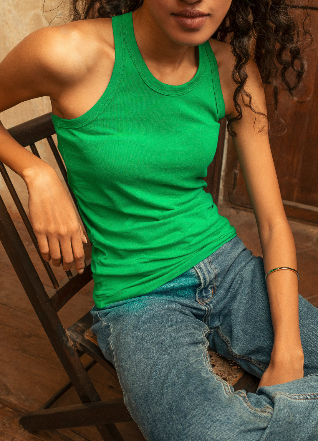 Gecko Racerback Tank-No Nasties - Organic Cotton Clothing