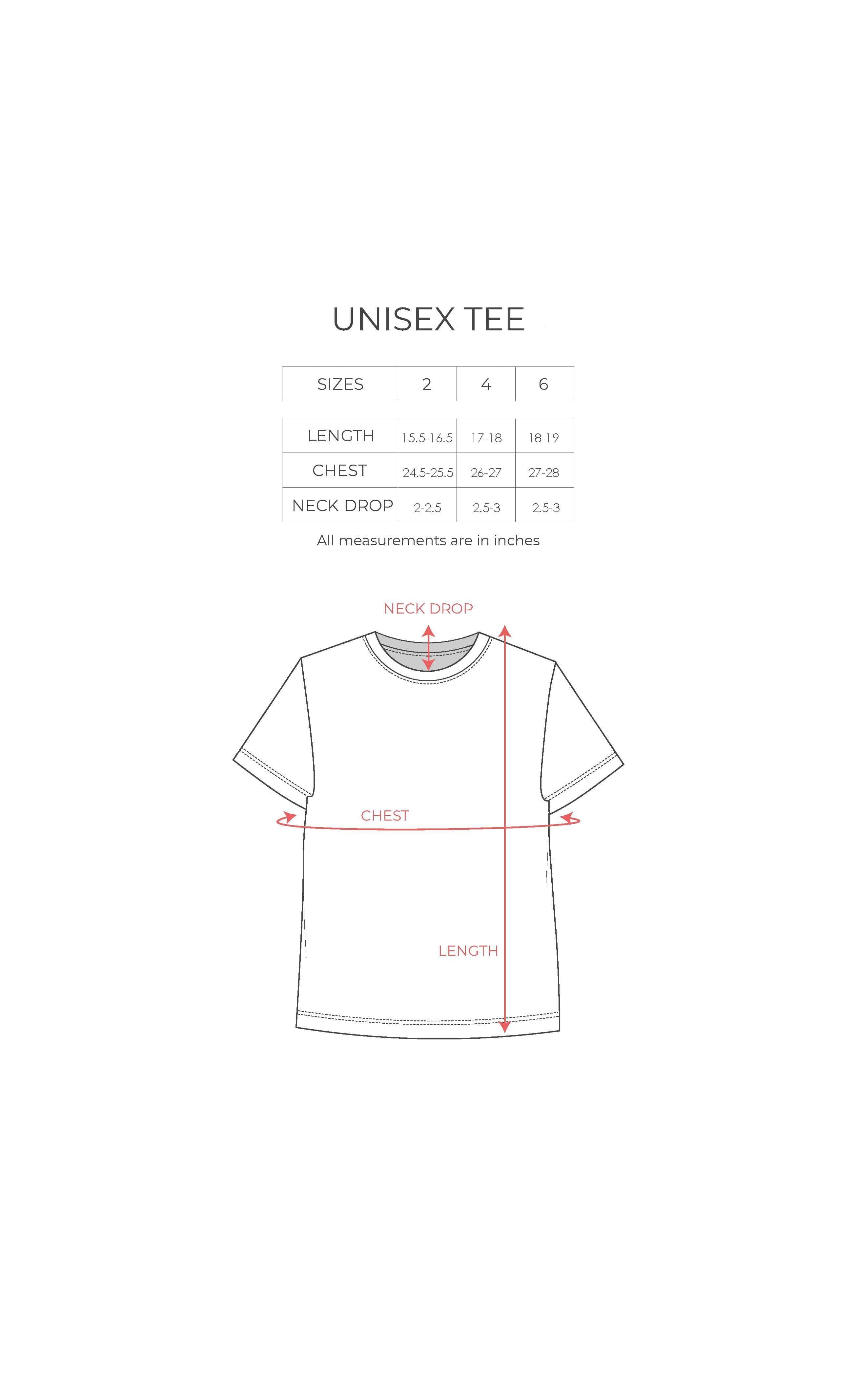 Mint Ripples Unisex Tee-No Nasties - Organic Cotton Clothing